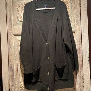 NWOT GAP Cashsoft Women's Hunter Green Cardigan Sweater /XXL/